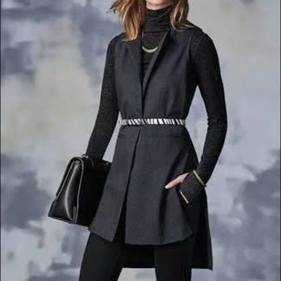 CAbi Jackets & Blazers - CAbi Style 3178 Dark Grey Drafting Vest Size M